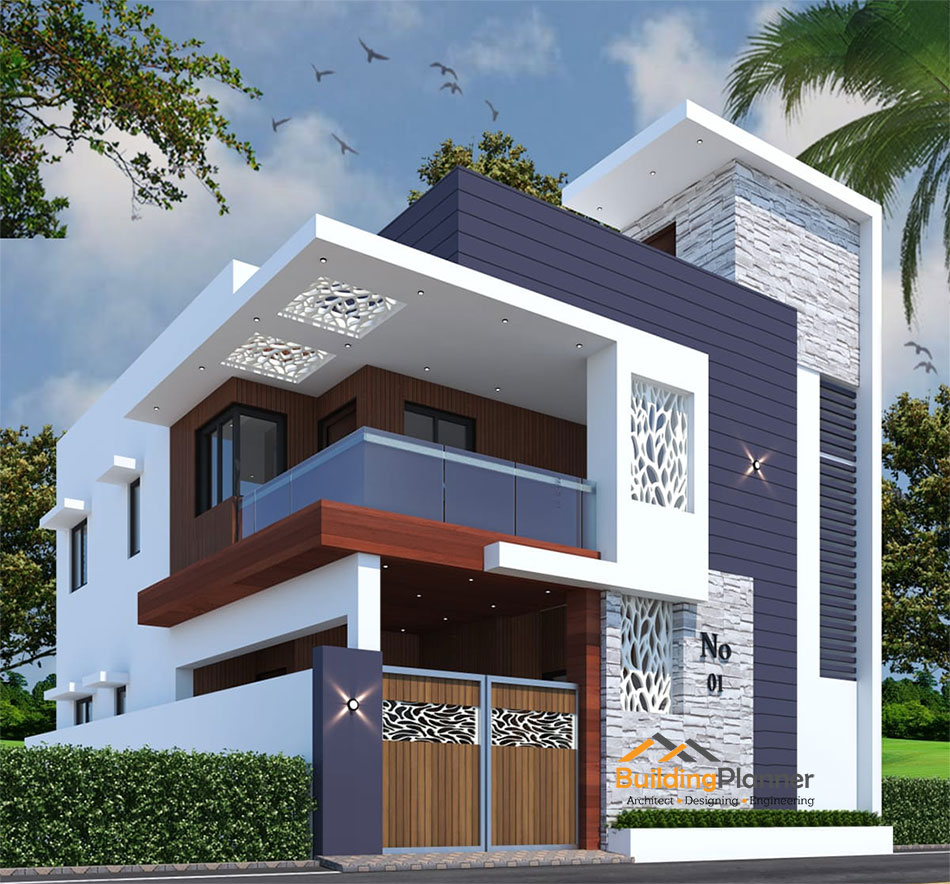 Buy 30x40 north facing readymade house plans online BuildingPlanner